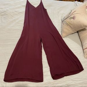Eggplant jumpsuit